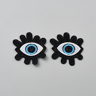 Computerized Embroidery Cloth Patches PATC-WH0002-080A-1