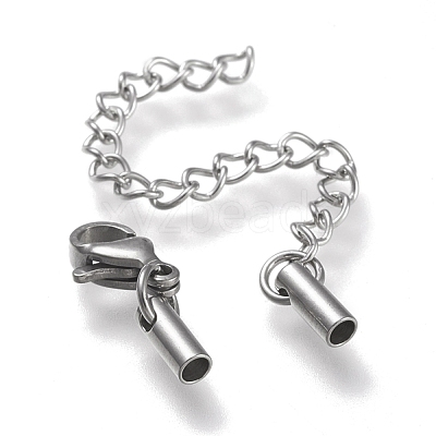 Tarnish Resistant 304 Stainless Steel Curb Chain Extender STAS-K195-29P-09-1
