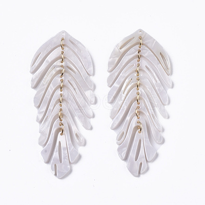 Cellulose Acetate(Resin) Big Pendants KY-S163-001E-1