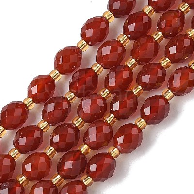 Natural Carnelian Beads Strands G-F809-A22-01-1