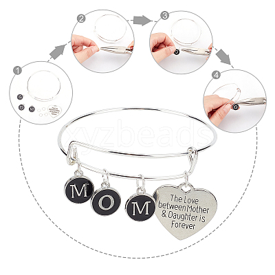 DIY Bangle Making Kits DIY-PH0003-74-1