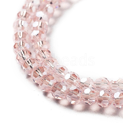 Electroplate Transparent Glass Beads Strands LS-EGLA-A035-T3mm-A20-1
