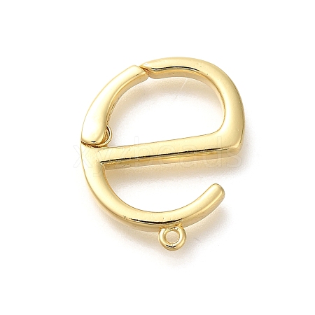 Rack Plating Brass Spring Gate Rings KK-Z086-53G-01-1