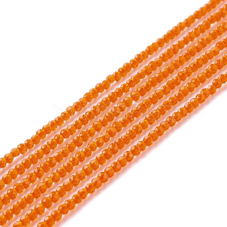 Transparent Glass Beads Strands GLAA-C019-01A-14-1