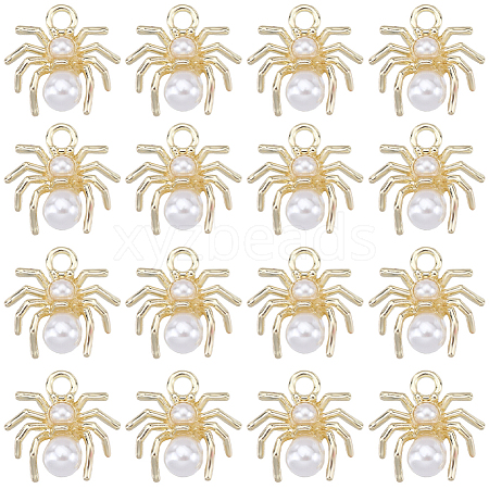 30Pcs Alloy Jewelry Acrylic Pendants FIND-SC0006-90-1