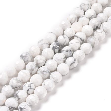 Natural Howlite Beads Strands G-E571-29A-1