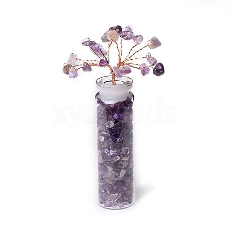 Natural Amethyst Chips Tree of Life Decorations PW-WG0DAB8-04-1