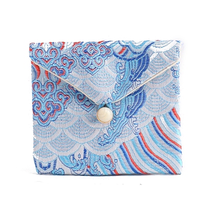 Cloth Cloud Print Jewelry Packaging Bags with Botton PW-WG71777-11-1