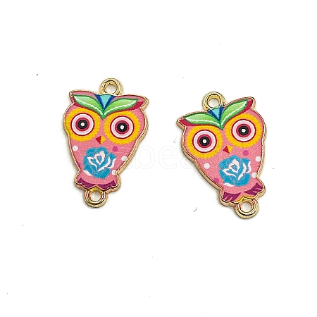 Alloy Enamel Connector Charms PW-WG6207D-02-1