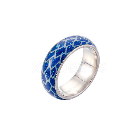 Glow in the Dark Luminous Enamel Finger Ring PW-WG40355-27-1