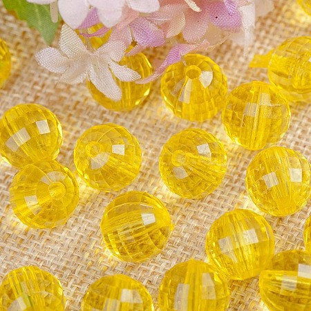 Transparent Acrylic Beads TACR-NH0001-G-11-1