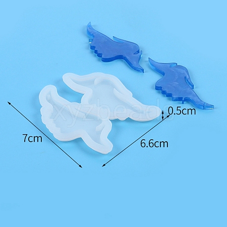 Food Grade Abstract Head DIY Silicone Statue Pendant Molds PW-WG35989-01-1