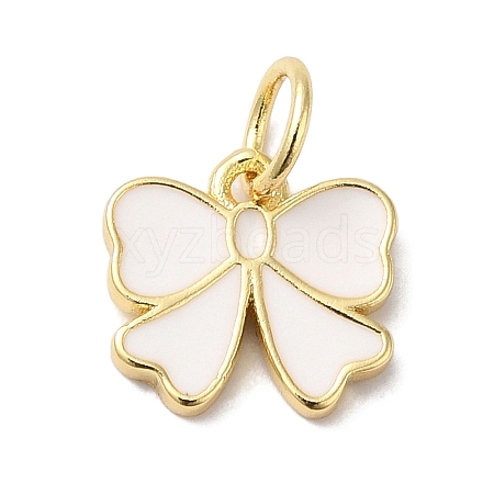 Rack Plating Brass Enamel Charms KK-B092-13G-03-1