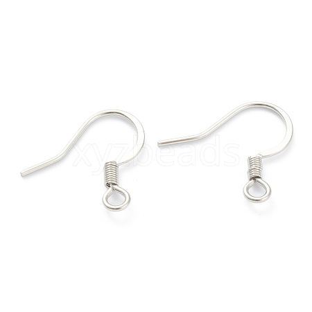 Tarnish Resistant 316 Surgical Stainless Steel Earring Hooks X-STAS-M288-08P-1