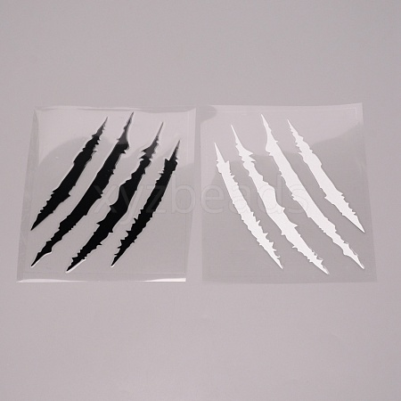 Waterproof PET Personality Ghost Claw Car Stickers DIY-WH0258-48A-1