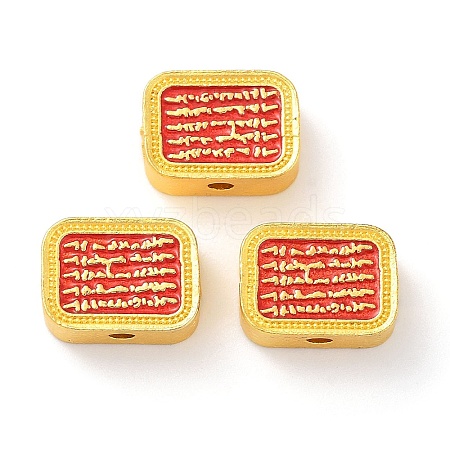 Alloy Enamel Beads ENAM-B001-02C-1