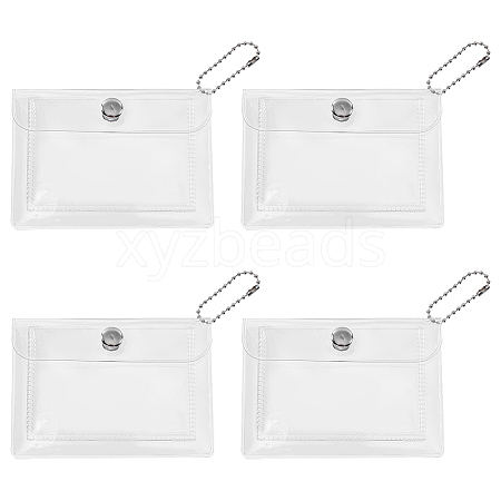 Transparent PVC Coin Wallets ABAG-WH0044-28-1