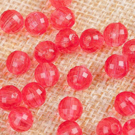 Transparent Acrylic Beads TACR-NH0001-A-18-1