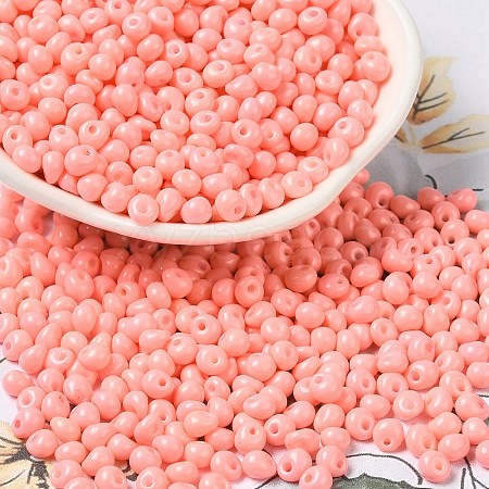 6/0 Opaque Baking Paint Glass Seed Beads X1-SEED-M012-02A-35-1