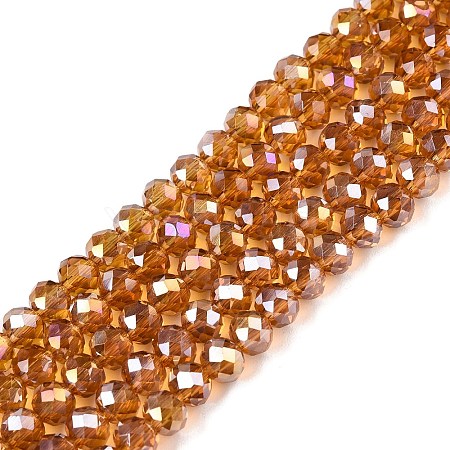 Electroplate Glass Beads Strands LS-EGLA-A044-T4mm-B04-1