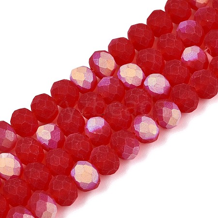 Transparent Glass Beads Strands X-EGLA-A044-T8mm-MB01-1