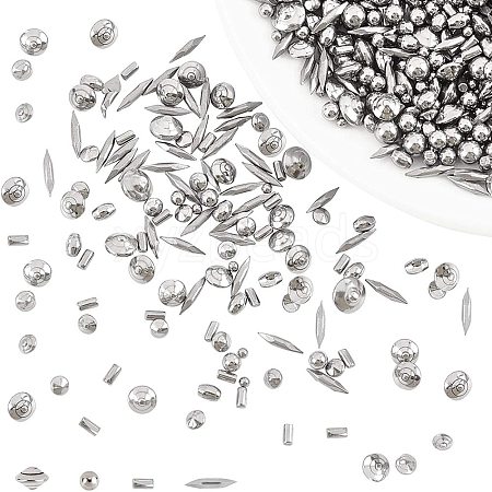 304 Stainless Steel with 201 Stainless Steel Polished Beads X-STAS-WH0016-05P-1