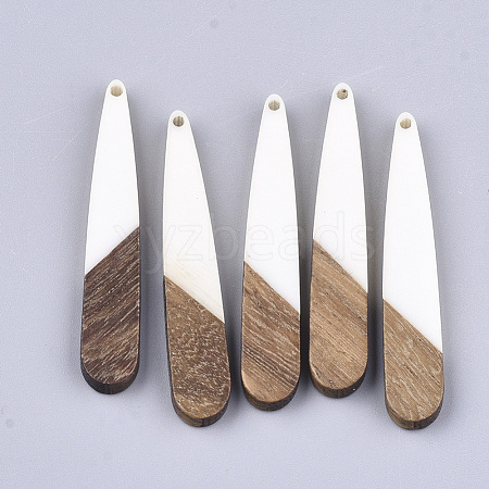 Resin & Walnut Wood Pendants RESI-S358-40L-1