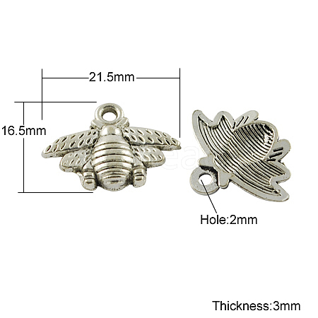 Tibetan Style Alloy Pendants X-TIBEP-S018-AS-LF-1