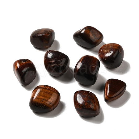 Natural Dyed & Heated Red Tiger Eye Beads G-G979-A09-1