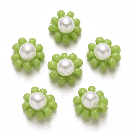 Glass Seed Beads Charms FIND-R086-05E-1