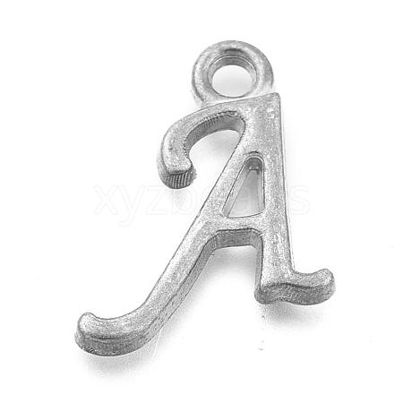 Alloy Letter Pendants PALLOY-J718-01C-A-1