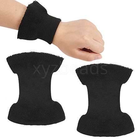2PCS Nylon Knit Rib Bell Sleeve Cuff DIY-WR0003-96-1