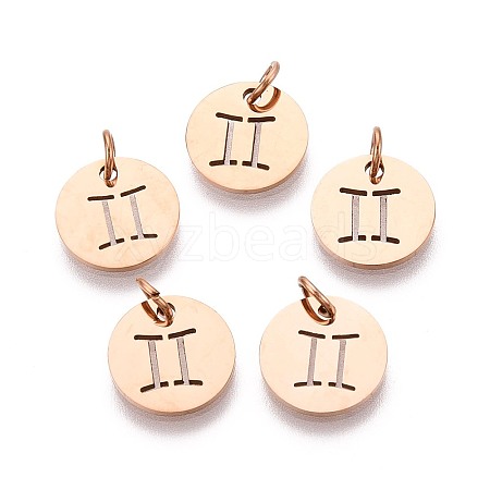 304 Stainless Steel Charms STAS-Q201-T445-3R-1