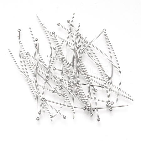 Tarnish Resistant 304 Stainless Steel Ball Head pins STAS-Q218-02D-1