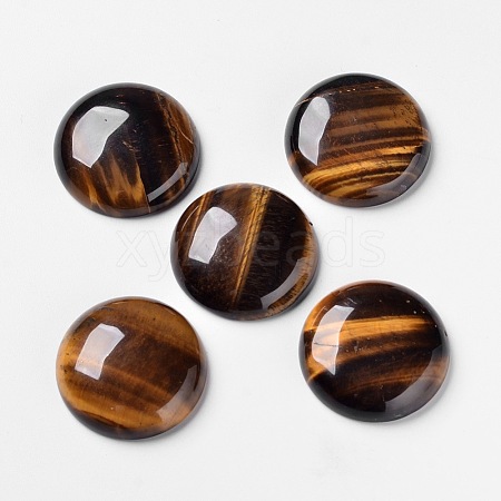 Natural Tiger Eye Cabochons X-G-F298-02-1