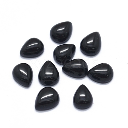 Natural Obsidian Cabochons X-G-O175-22-10-1