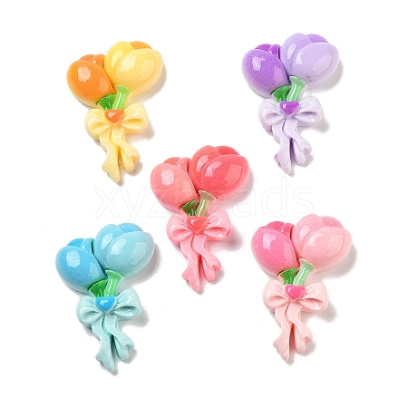 Cute Opaque Resin Decoden Cabochons RESI-S02-10-1