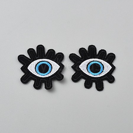 Computerized Embroidery Cloth Patches PATC-WH0002-080A-1