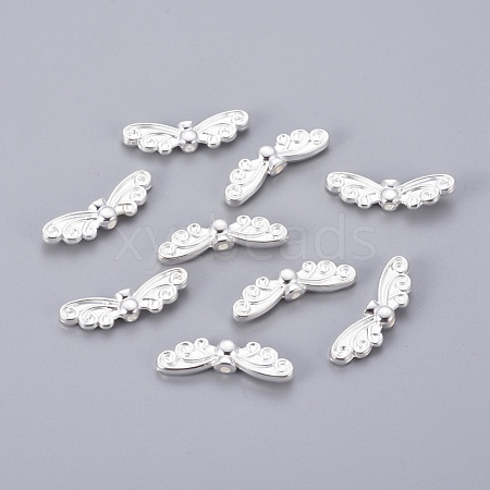 Tibetan Style Alloy Beads TIBEB-1331-S-LF-1