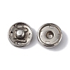 Non-Tarnish 202 Stainless Steel Snap Buttons BUTT-I017-01C-P-2