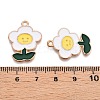 Alloy Enamel Pendants ENAM-T020-39A-RS-3