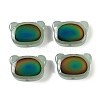 Two Tone Glass Beads GLAA-Z007-09E-1