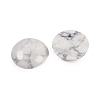 Natural Howlite Cabochons G-H1596-FR-25mm-28-2