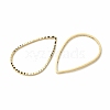 Brass Linking Rings KK-F831-017E-G-RS-3