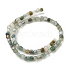 Natural Dragon Veins Agate(Dyed & Heated) Beads Strands G-G177-E11-03-4