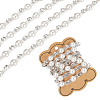 1 Yard Iron Rhinestone Cup Chains FIND-TA0008-17-1