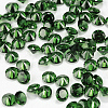 Diamond Shaped Cubic Zirconia Pointed Back Cabochons ZIRC-R004-8mm-08-1