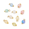 Frosted Transparent Acrylic Pendants PALLOY-JF04174-02-SS-1