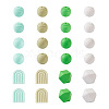 88Pcs 12 Style Silicone Beads SIL-TA0001-21-2