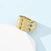 304 Stainless Steel Open Cuff Rings for Women RJEW-K309-08G-3